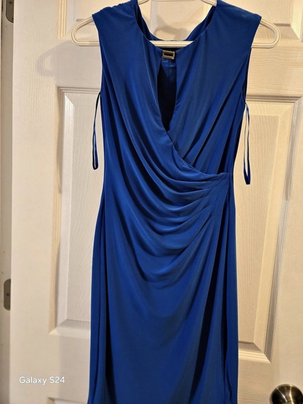 Lauren Ralph Lauren Draped Dress in Blue Size 0 Like New